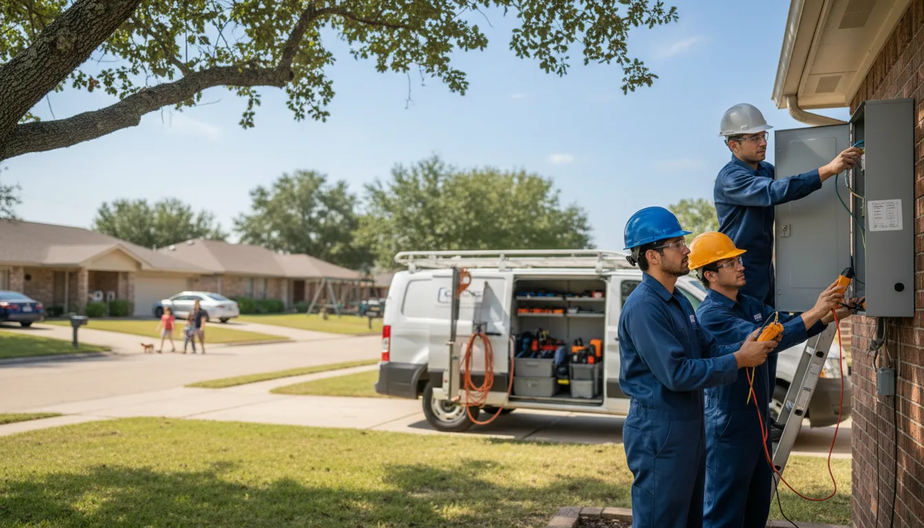 Certified electrician providing emergency electrical services in Denton, MD